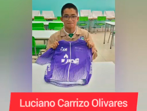 Luciano Carrizo Gana Primer lugar en competencia de ciclismo